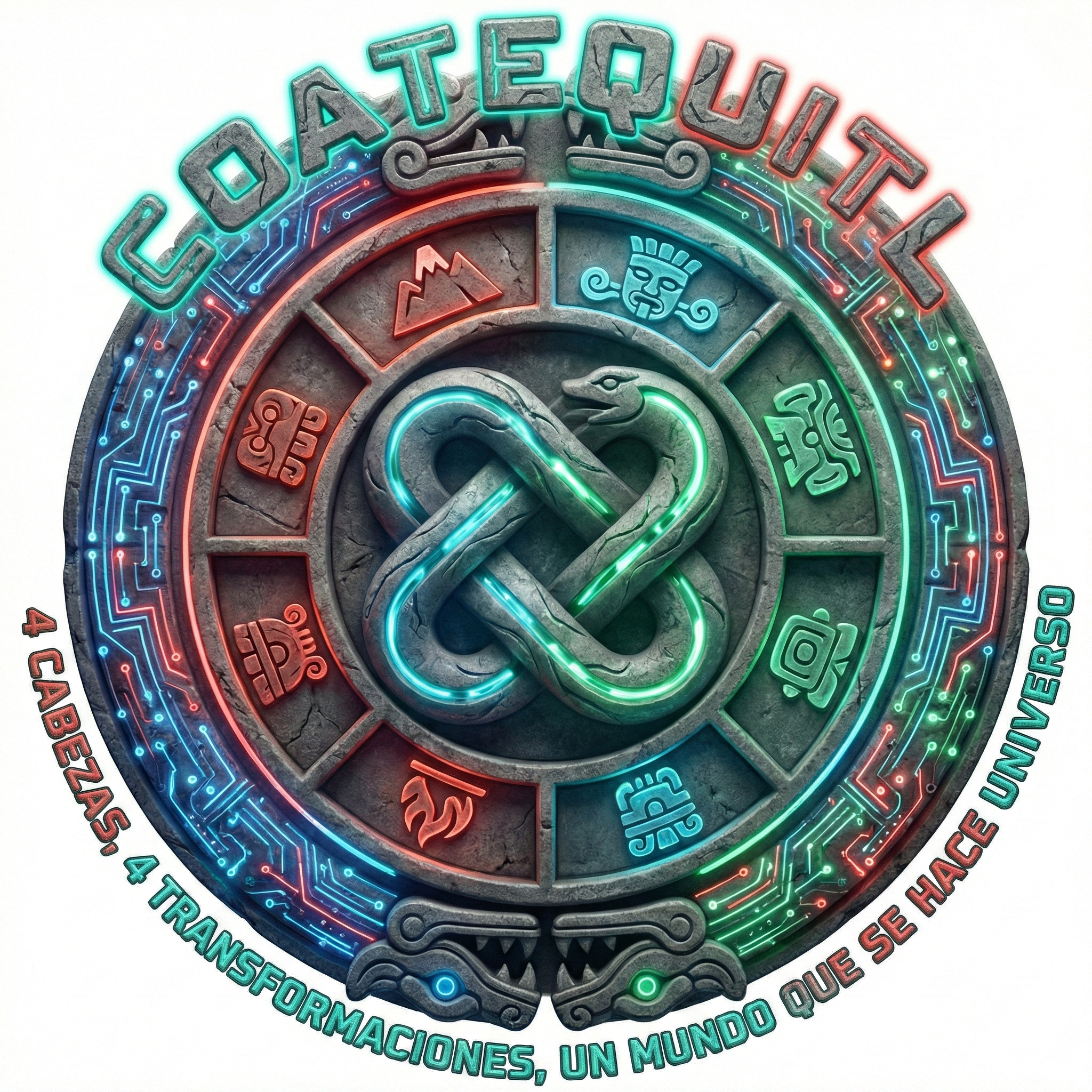 Coatequitl — 4 Cabezas, 4 Transformaciones, Un Mundo Que Se Hace Universo